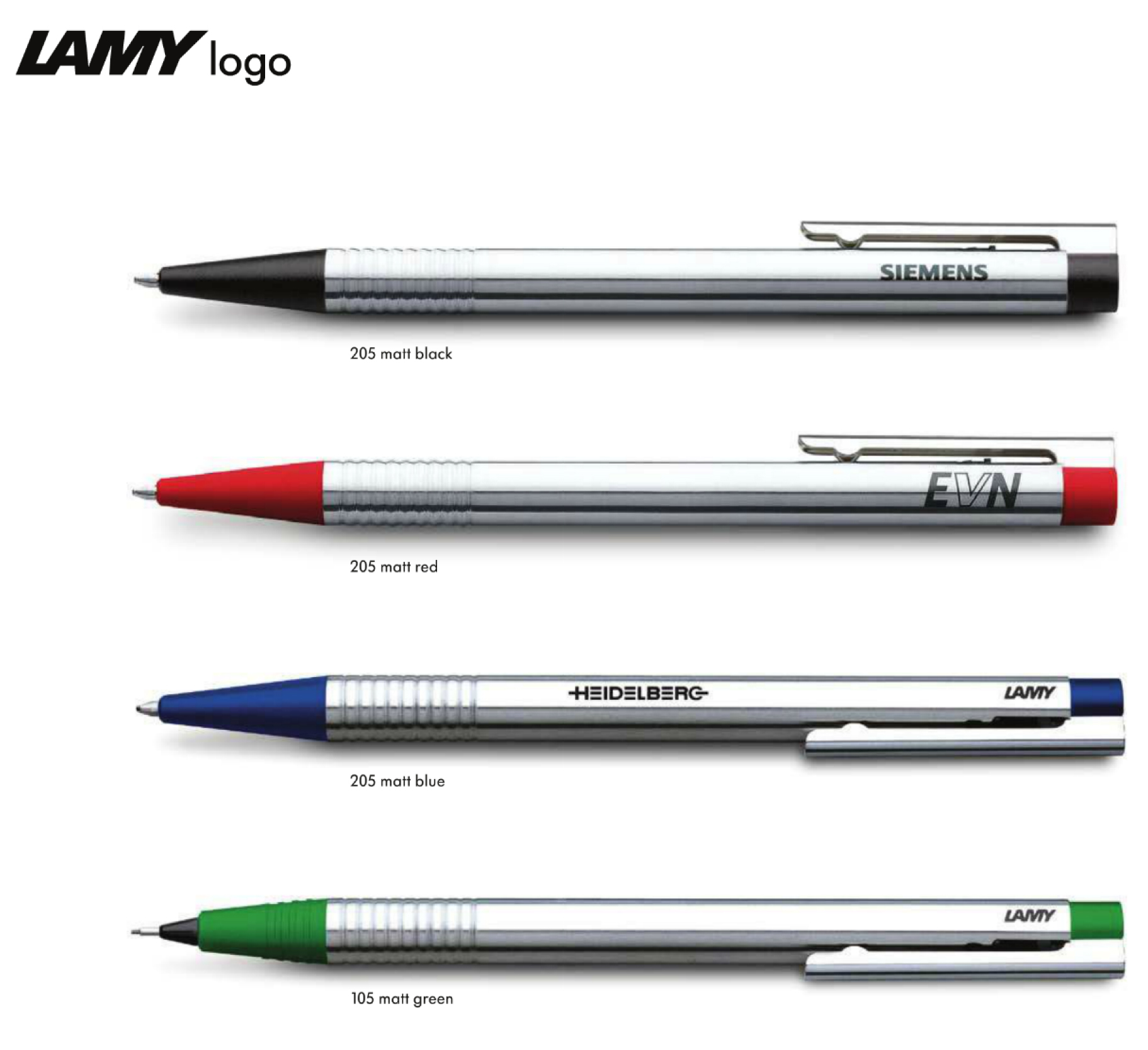 Large image for LAMY Logo 205 Branded Ballpoint Pen 